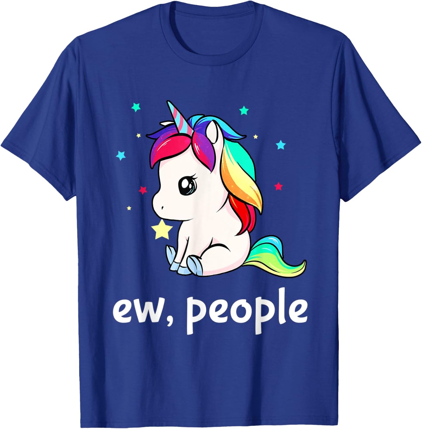 Ew People Unicorn Shirt T-Shirt - T-Shirt | Royal