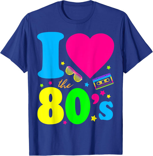 I love the 80s eighties T-Shirt - T-Shirt | Royal