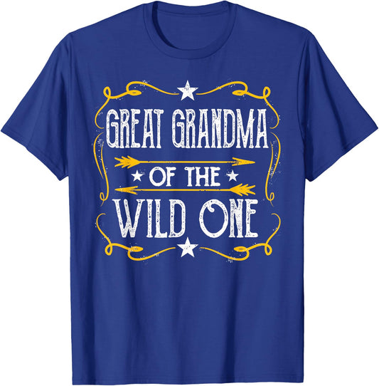 Great Grandma Of The Wild One T-Shirt - T-Shirt | Royal