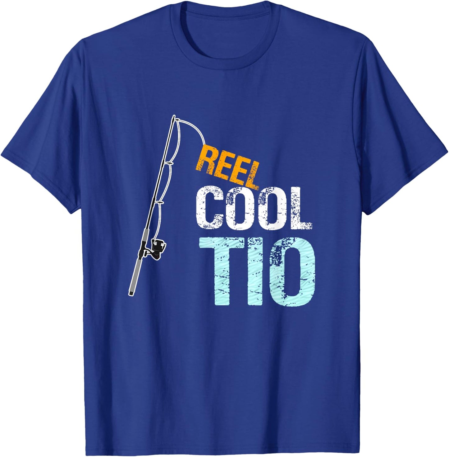 Reel Cool Tio Spanish Mexican Uncle Gift from Niece Nephew T-Shirt - T-Shirt | Royal