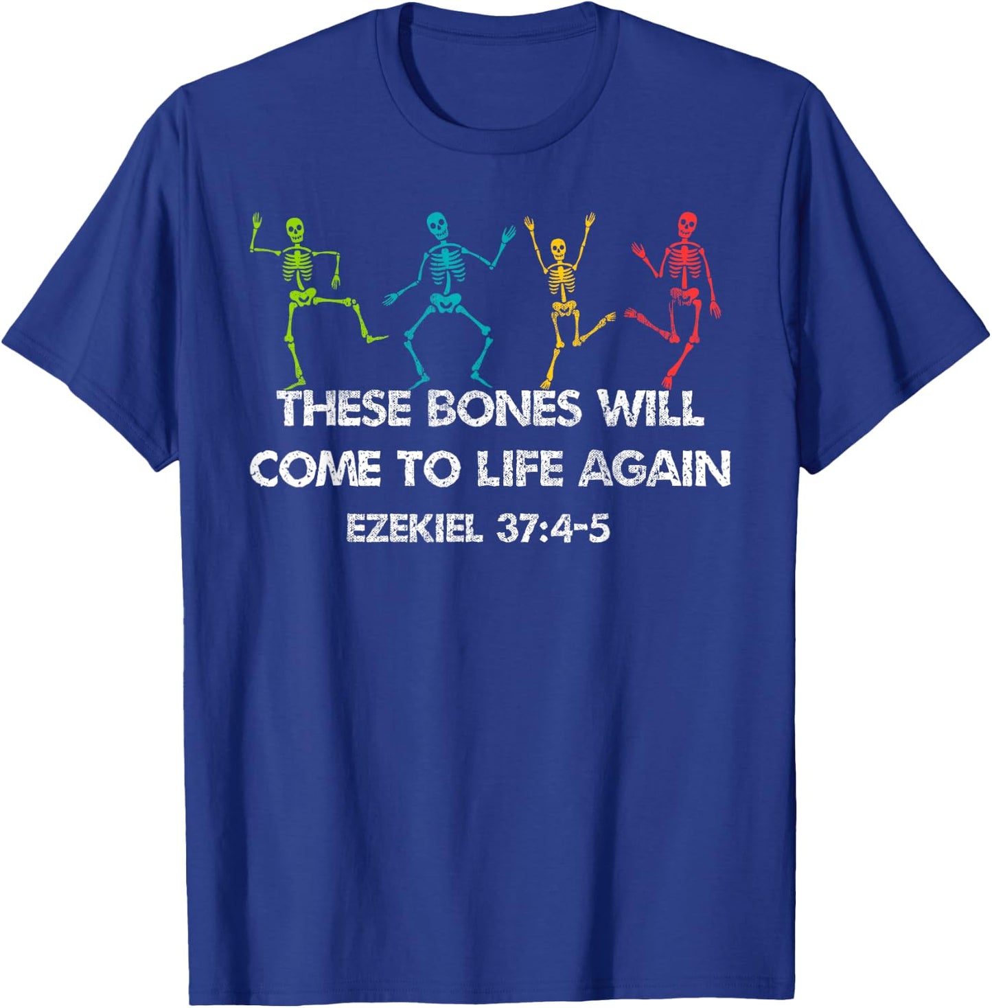 Christian Halloween Shirt Jesus Church Cross Bible Verse T-Shirt - T-Shirt | Royal