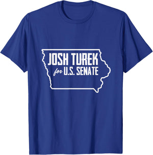 Josh Turek for U.S. Senate from Iowa 2026 Vintage T-Shirt - T-Shirt | Royal
