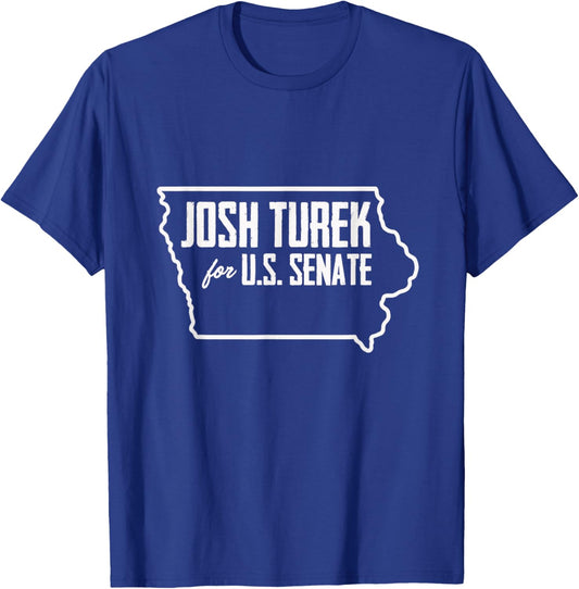 Josh Turek for U.S. Senate from Iowa 2026 Vintage T-Shirt - T-Shirt | Royal