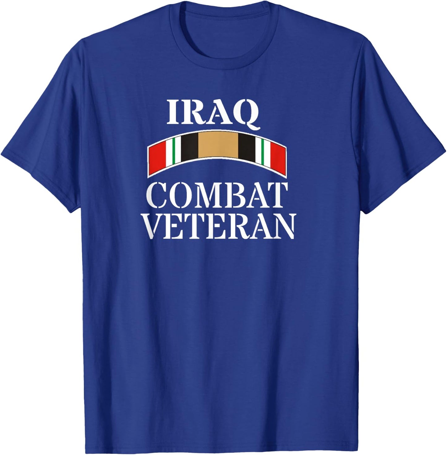 Red Friday Iraqi War Service Ribbon Iraq War Veteran T-Shirt - T-Shirt | Royal