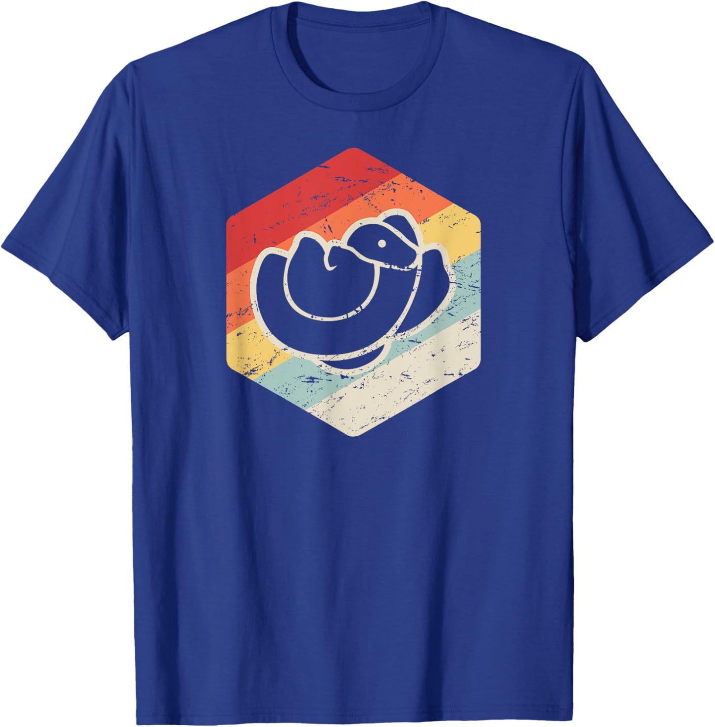 Green Tree Python / Snake & Pet Python - Retro T-Shirt - T-Shirt | Royal