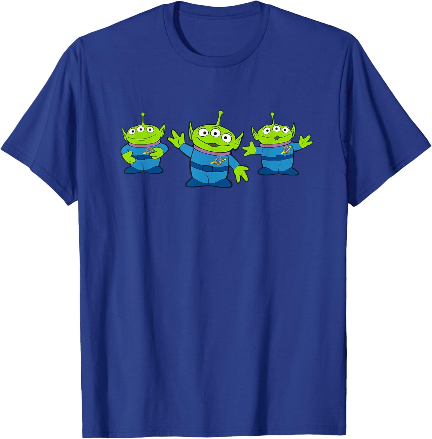 Disney Pixar Toy Story 4 Little Green Men Aliens T-Shirt - T-Shirt | Royal