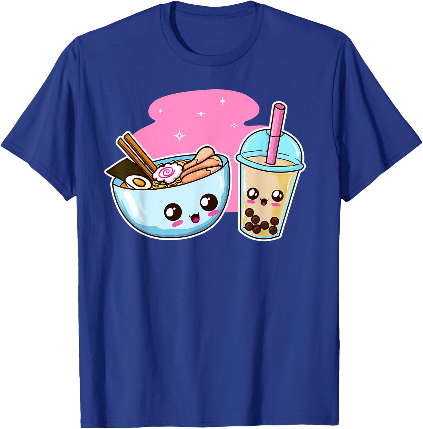 Ramen Bubble Tea Boba Japanese Noodles K-POP Merch Anime T-Shirt - T-Shirt | Royal