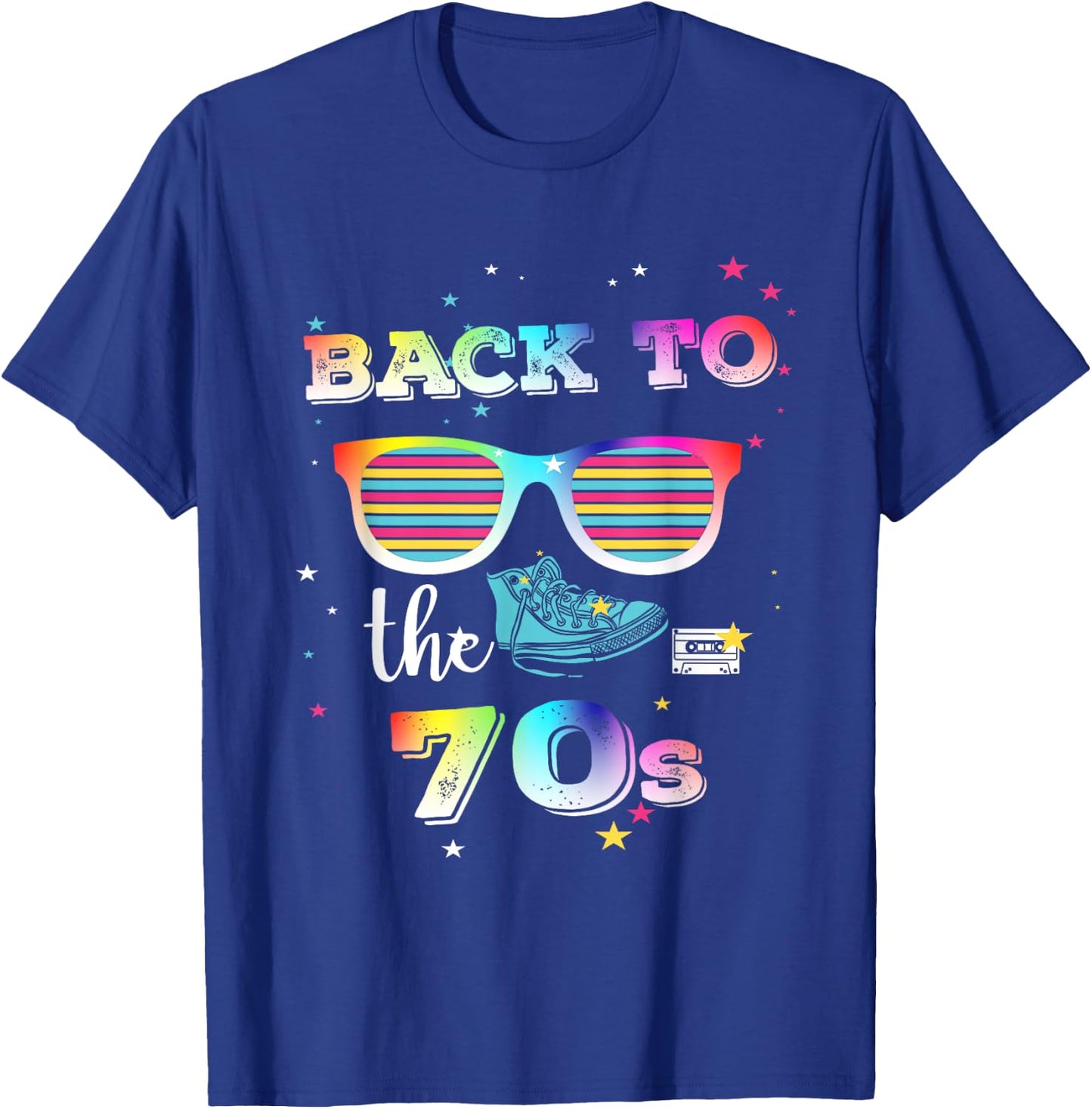 Back To The 70s Retro Seventies T-Shirt - T-Shirt | Royal