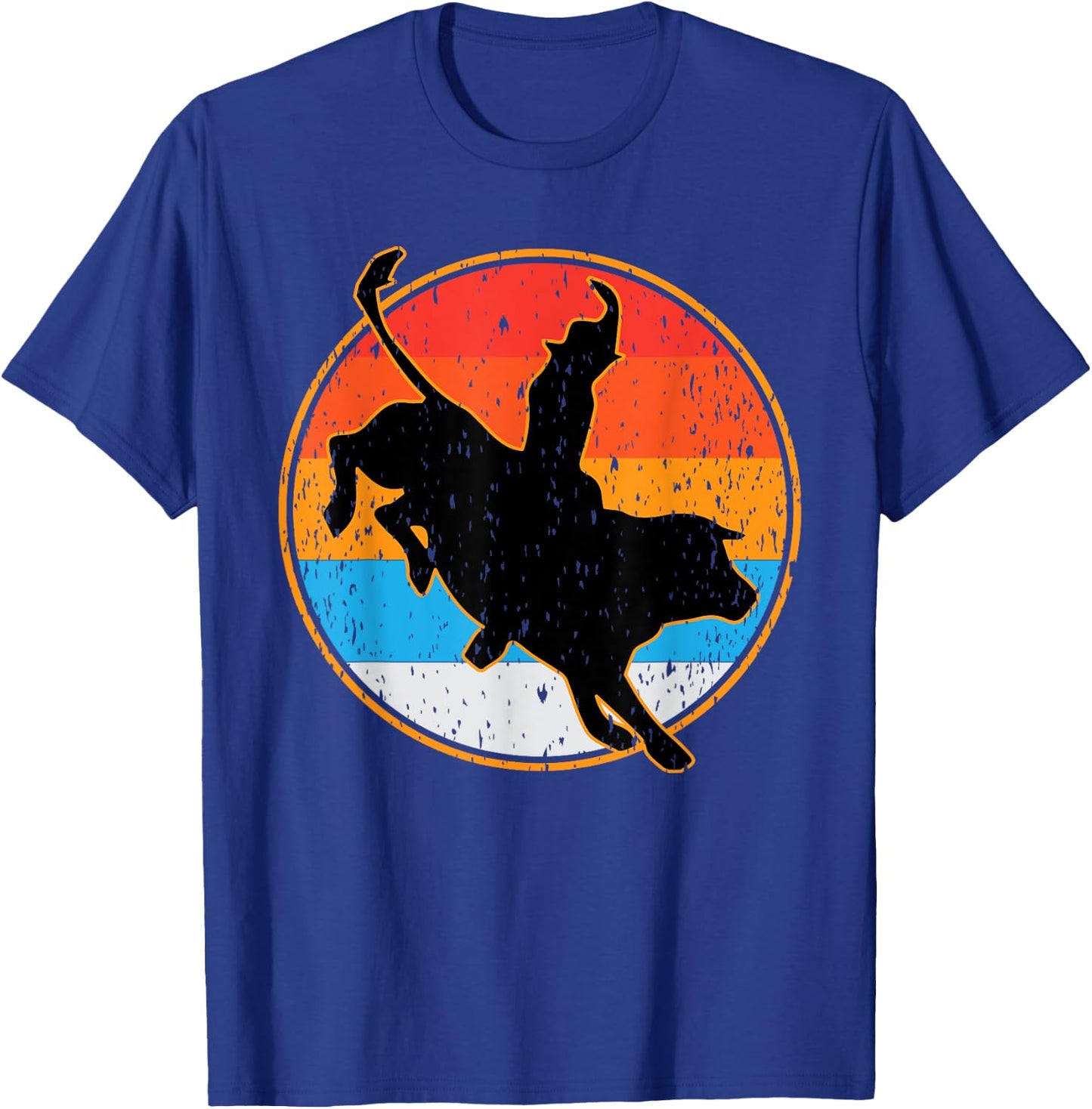 Bull Rider Shirt & Women T-Shirt - T-Shirt | Royal