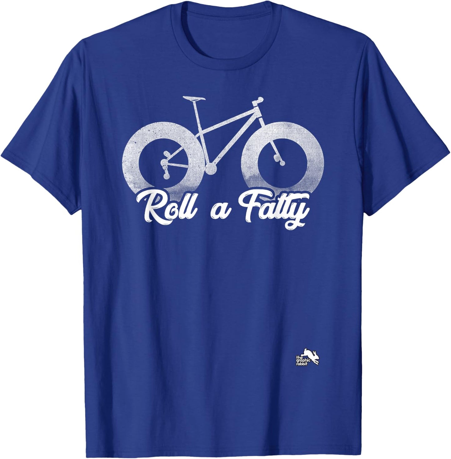 Roll a Fatty Fat Tire Bike T-Shirt - T-Shirt | Royal