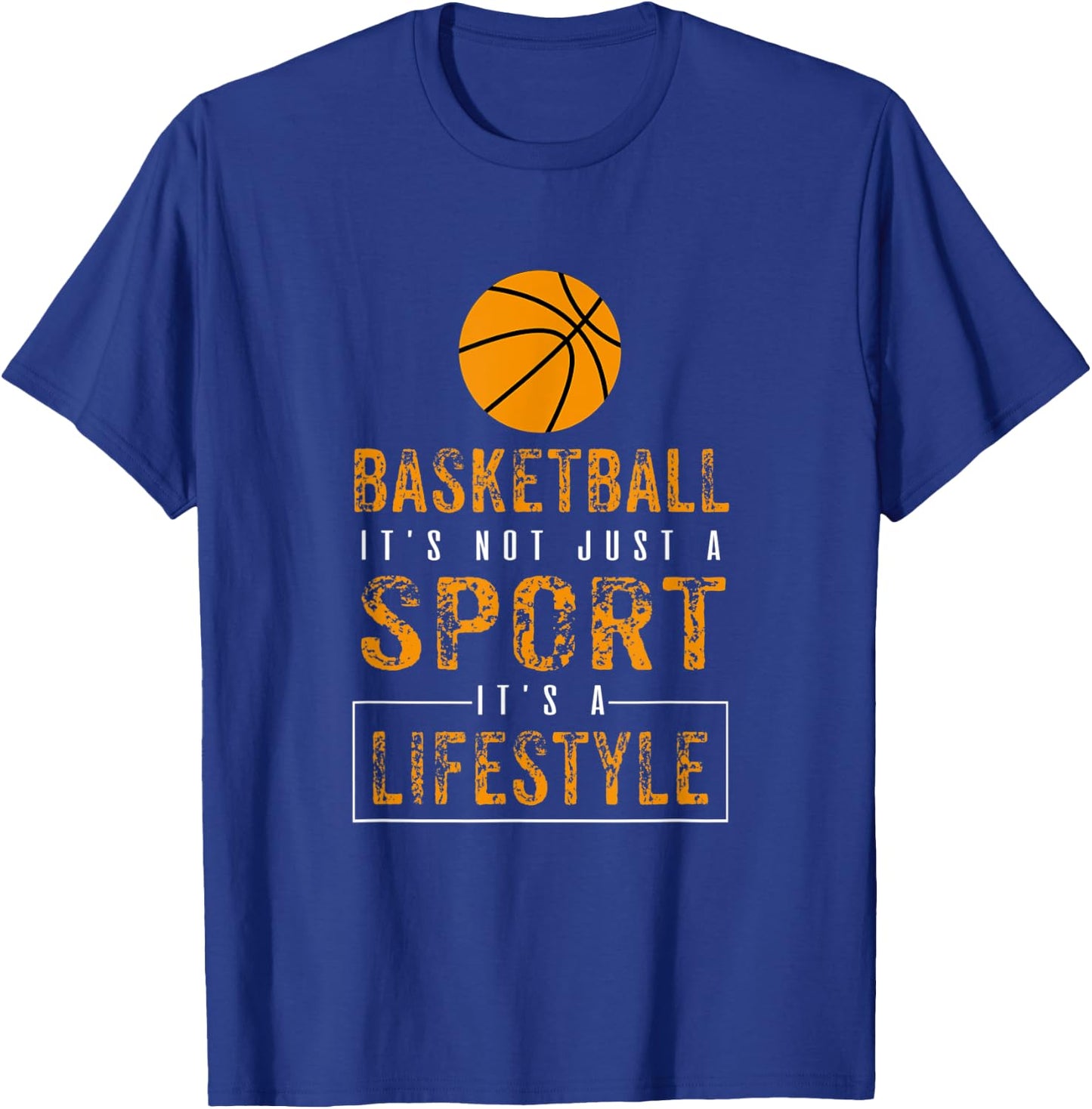 Sports Lover Not Just A Sport Its A Lifestyle Basketball T-Shirt - T-Shirt | Royal