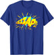 ZAP! Comic Sound Effect T-Shirt - T-Shirt | Royal
