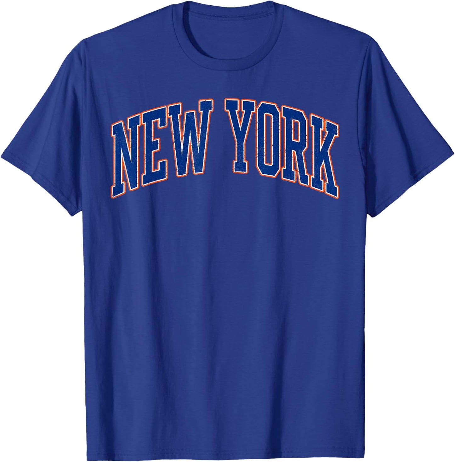 New York - Throwback Design Print - Classic T-Shirt - T-Shirt | Royal