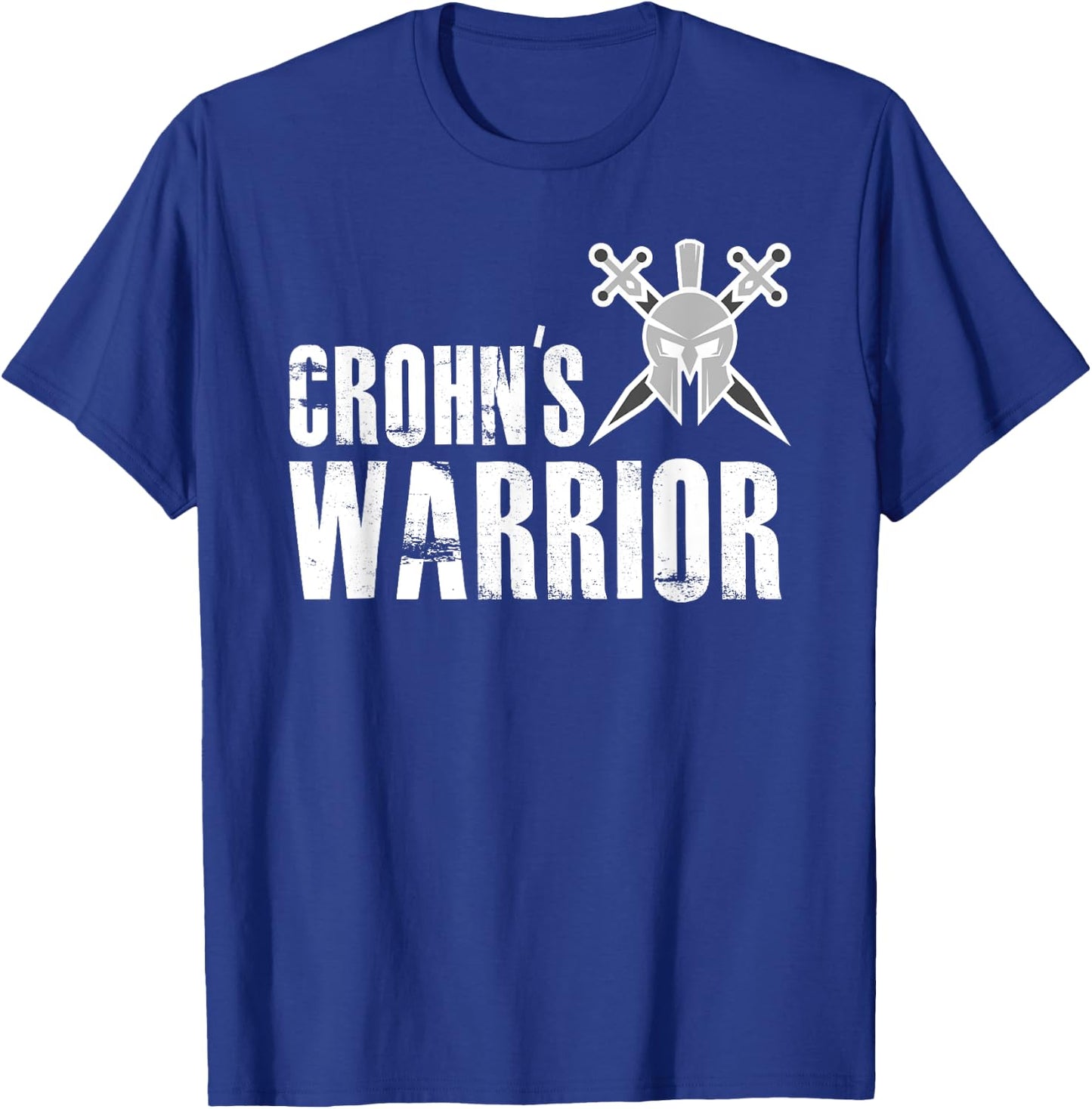 Crohn's Warrior - Support Awareness Fighter T-Shirt - T-Shirt | Royal