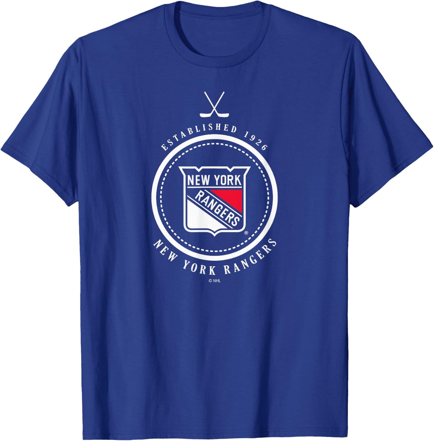 New York Rangers Est 1926 Blue Officially Licensed T-Shirt - T-Shirt | Royal