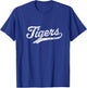 Tigers Mascot T Shirt Vintage Sports Name Design T-Shirt - T-Shirt | Royal