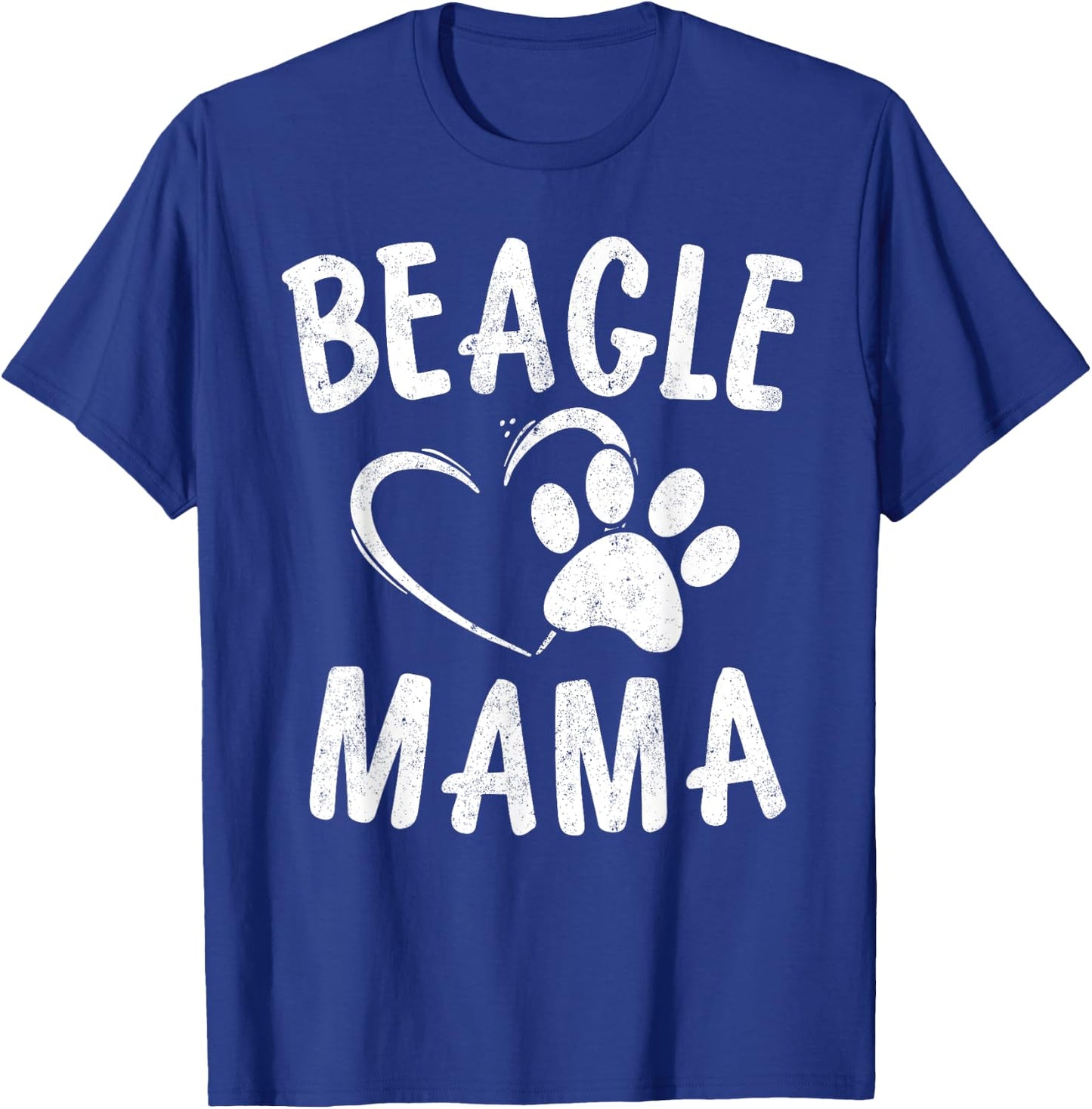 Funny Beagle Mama Gift Pet Lover Apparel Puppy Dog Mom Women Girls Kids T-Shirt - T-Shirt | Royal
