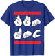 Run DMC Official Sign Language T-Shirt - T-Shirt | Royal