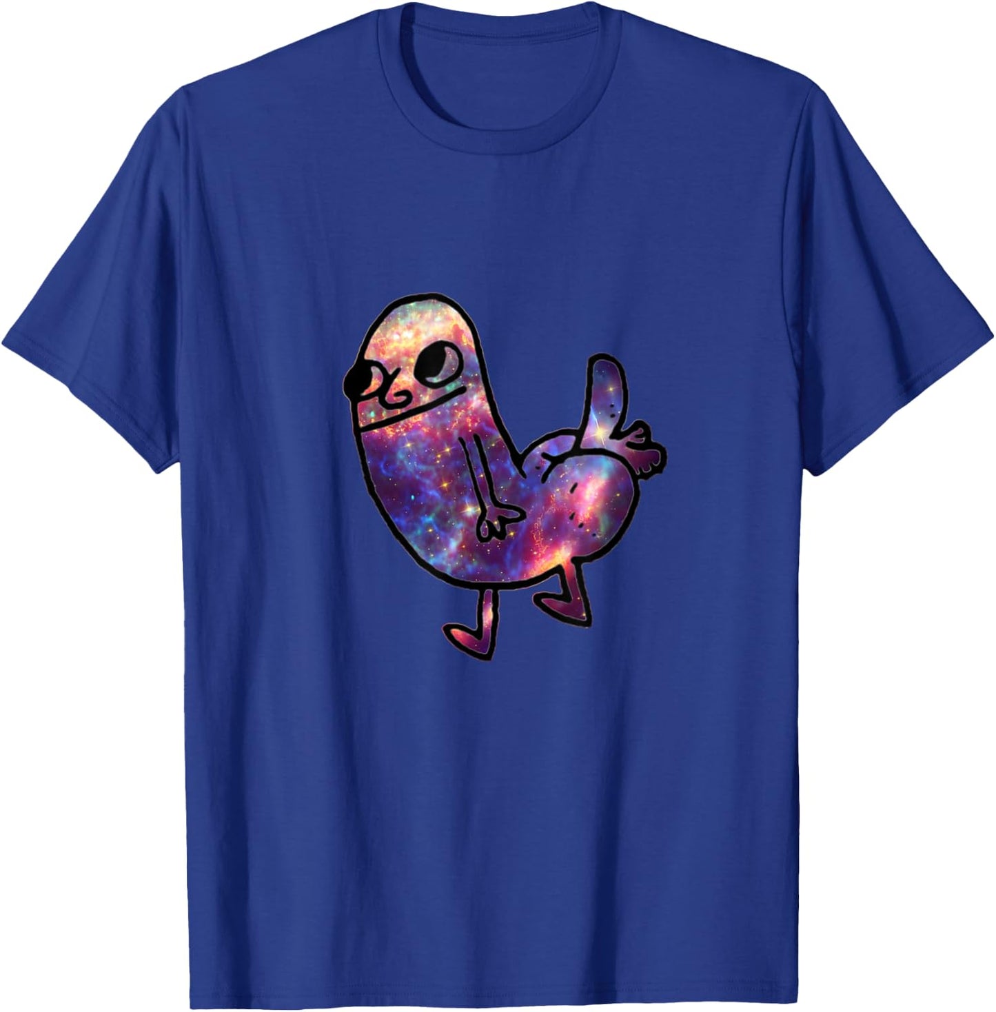 Cosmic Galaxy Dickbutt | Dickbutt Dank Meme Shirt T-Shirt - T-Shirt | Royal