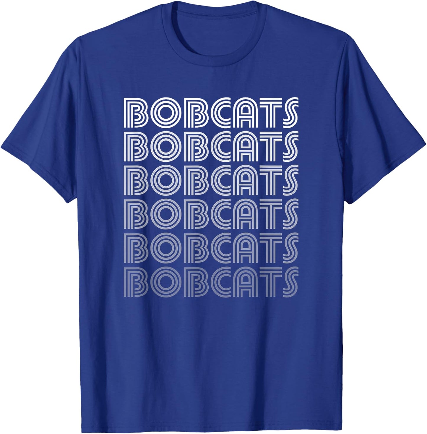 Vintage Bobcats T-Shirt - T-Shirt | Royal