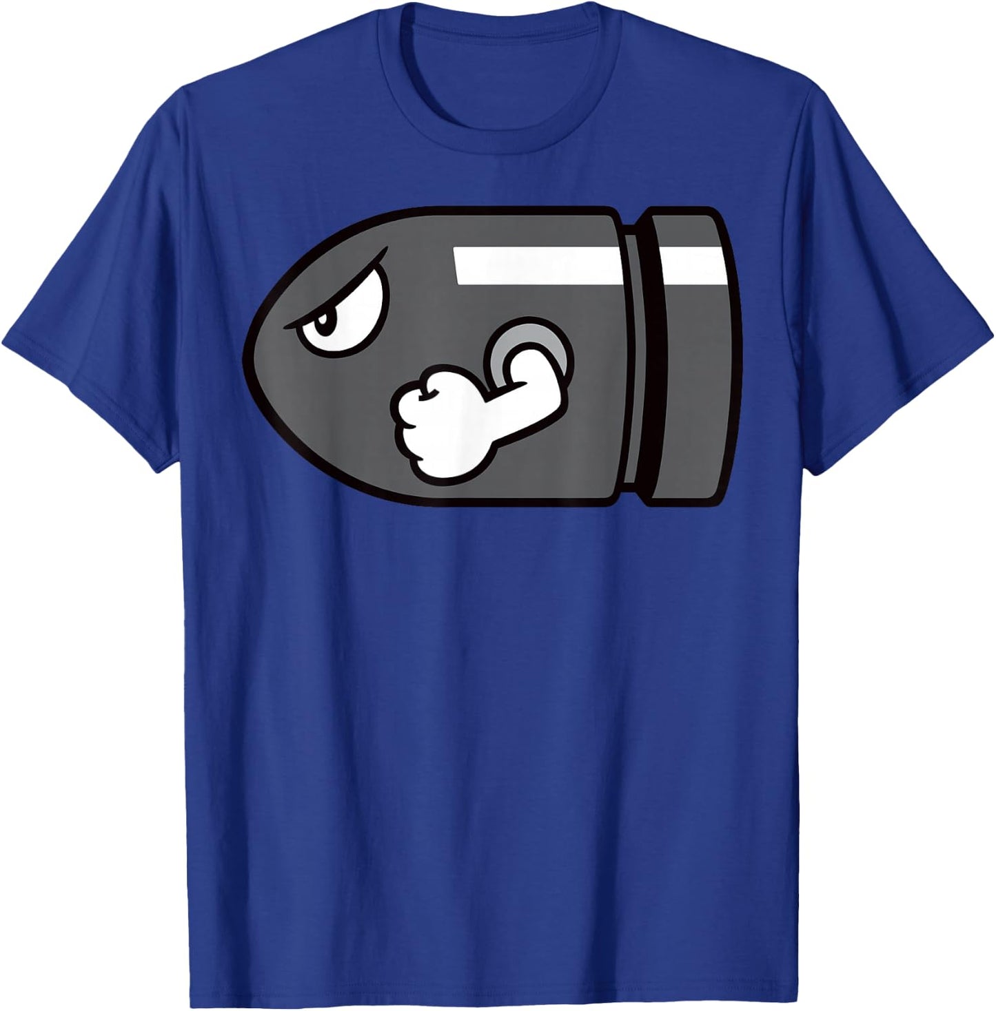 Super Mario Bullet Bill Simple T-Shirt - T-Shirt | Royal