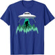Bigfoot UFO Shirt Abduction Alien Conspiracy Gift T-Shirt - T-Shirt | Royal