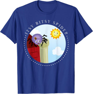 Itsy Bitsy Spider unique Nursery Rhymes Toddler T-Shirt - T-Shirt | Royal