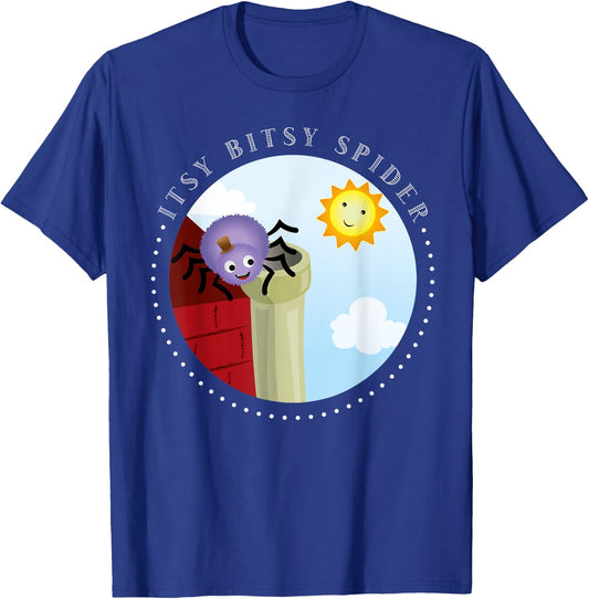Itsy Bitsy Spider unique Nursery Rhymes Toddler T-Shirt - T-Shirt | Royal