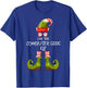 I'm The Computer Geek Christmas Elf With Hat Shoes Glasses. T-Shirt - T-Shirt | Royal