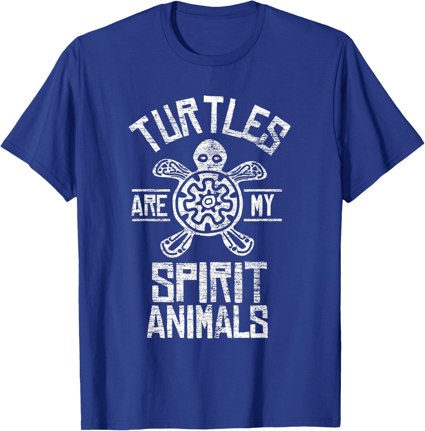 Turtles Are My Spirit Animal Vintage T-Shirt - T-Shirt | Royal