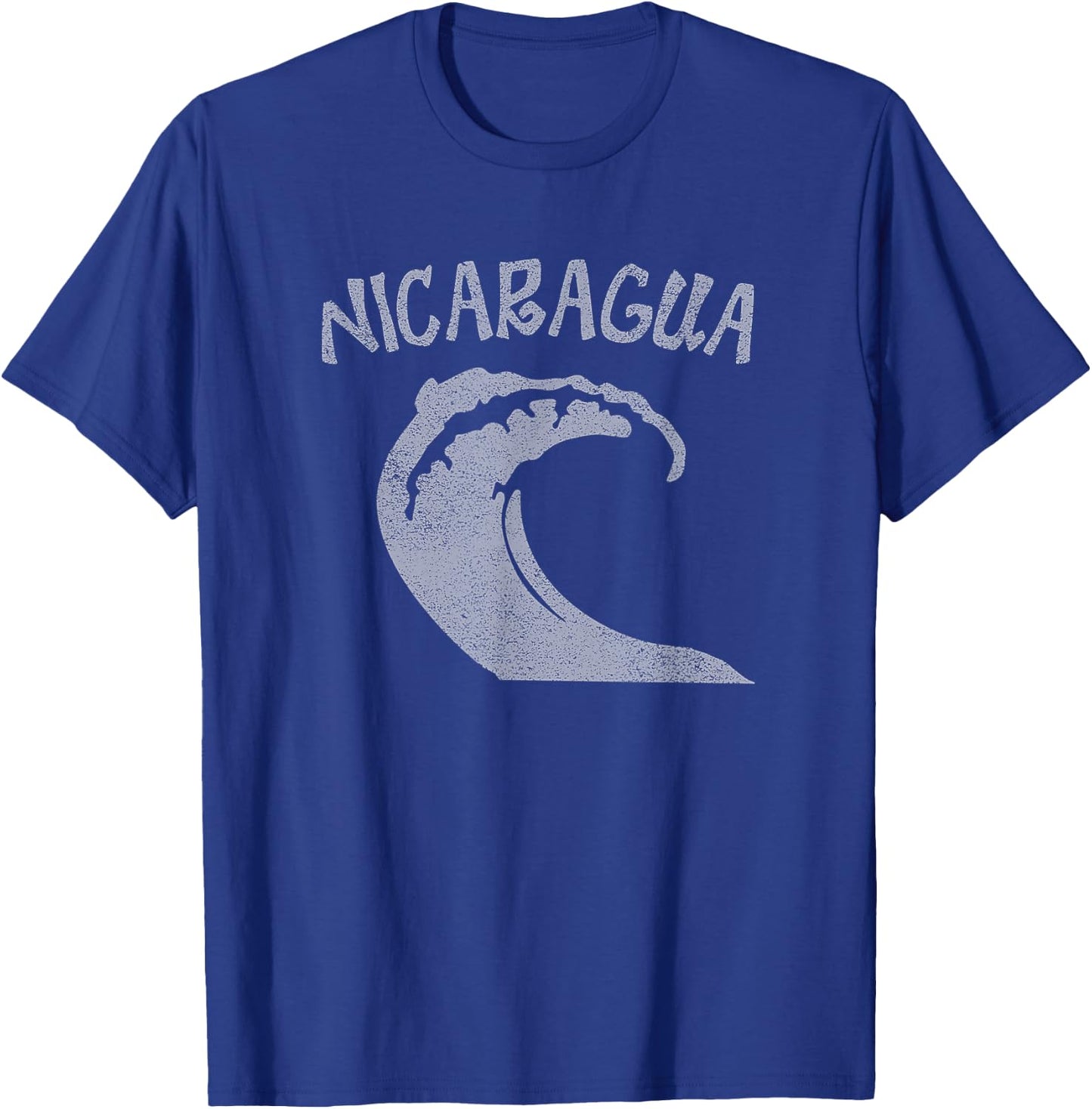 Vintage Nicaragua Surf T-Shirt - T-Shirt | Royal