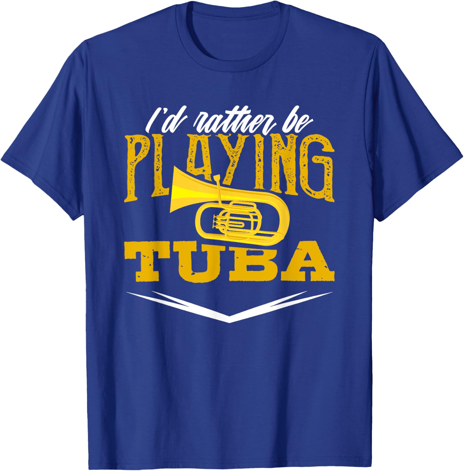Tuba Player Shirt Marching Band Classical Music Gift T-Shirt - T-Shirt | Royal