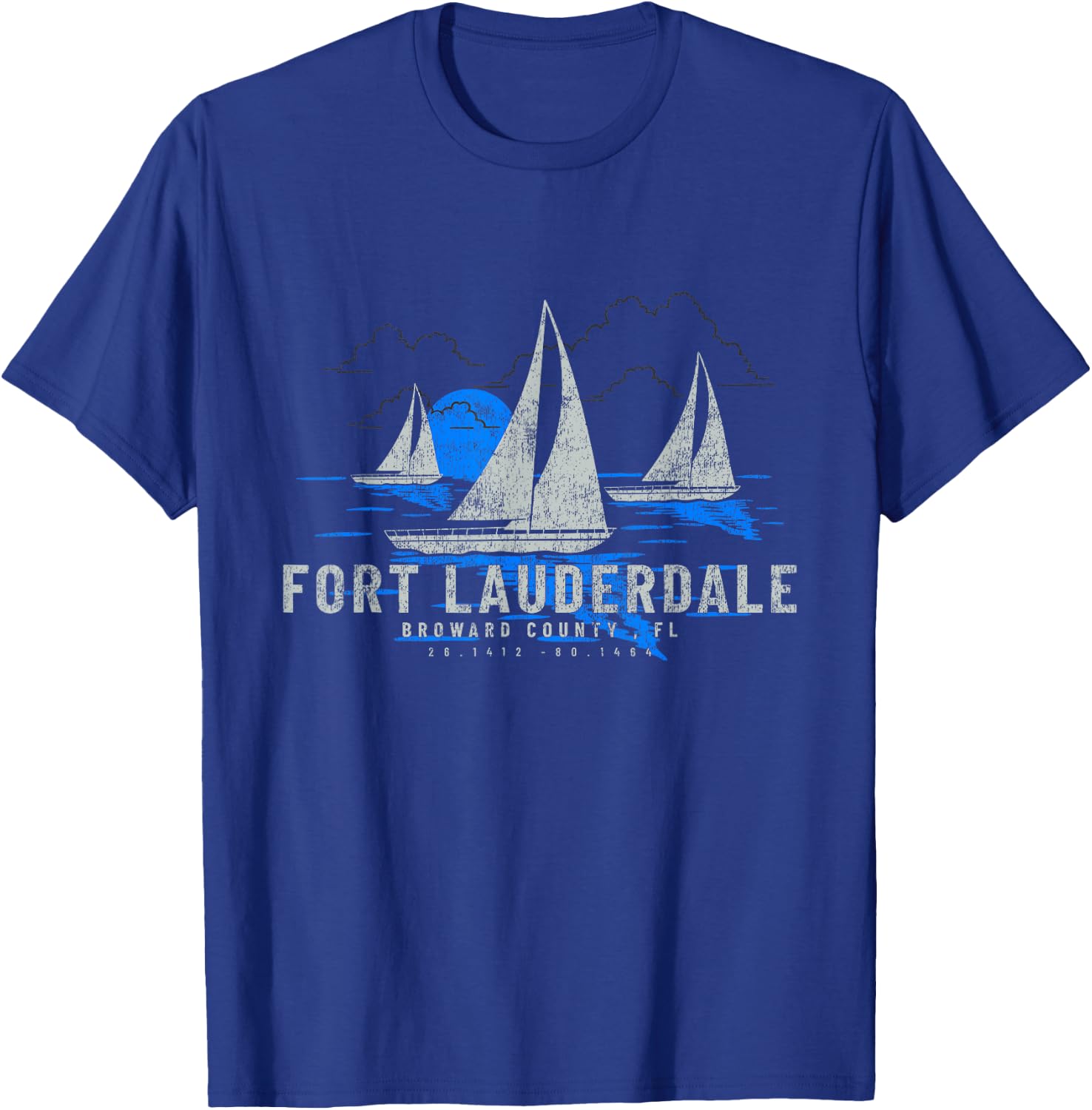 Fort Lauderdale Florida Yachting Souvenir Fort Lauderdale T-Shirt - T-Shirt | Royal