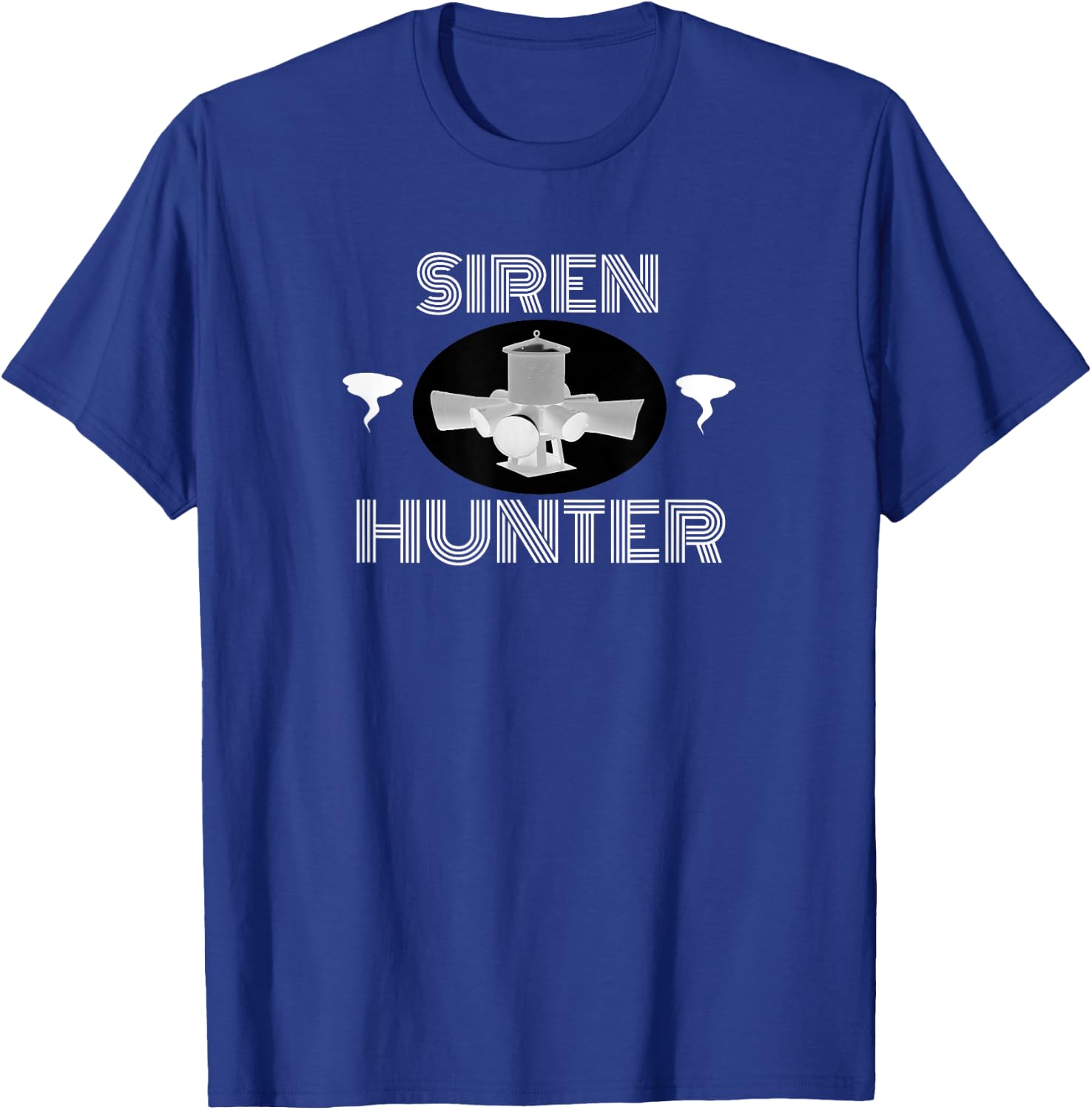 Siren Hunter tornado siren fan shirt T-Shirt - T-Shirt | Royal