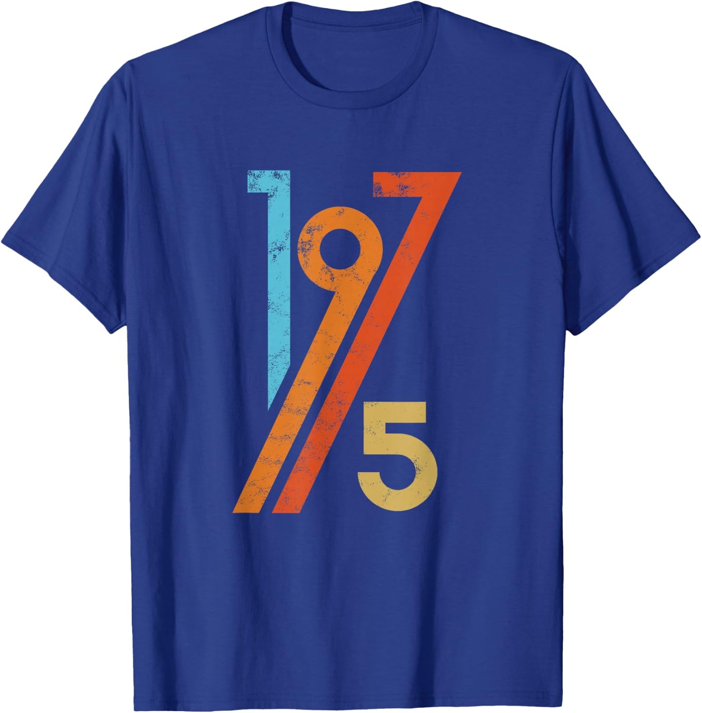 Birthday Vintage 70s Style 1975 T-Shirt - T-Shirt | Royal