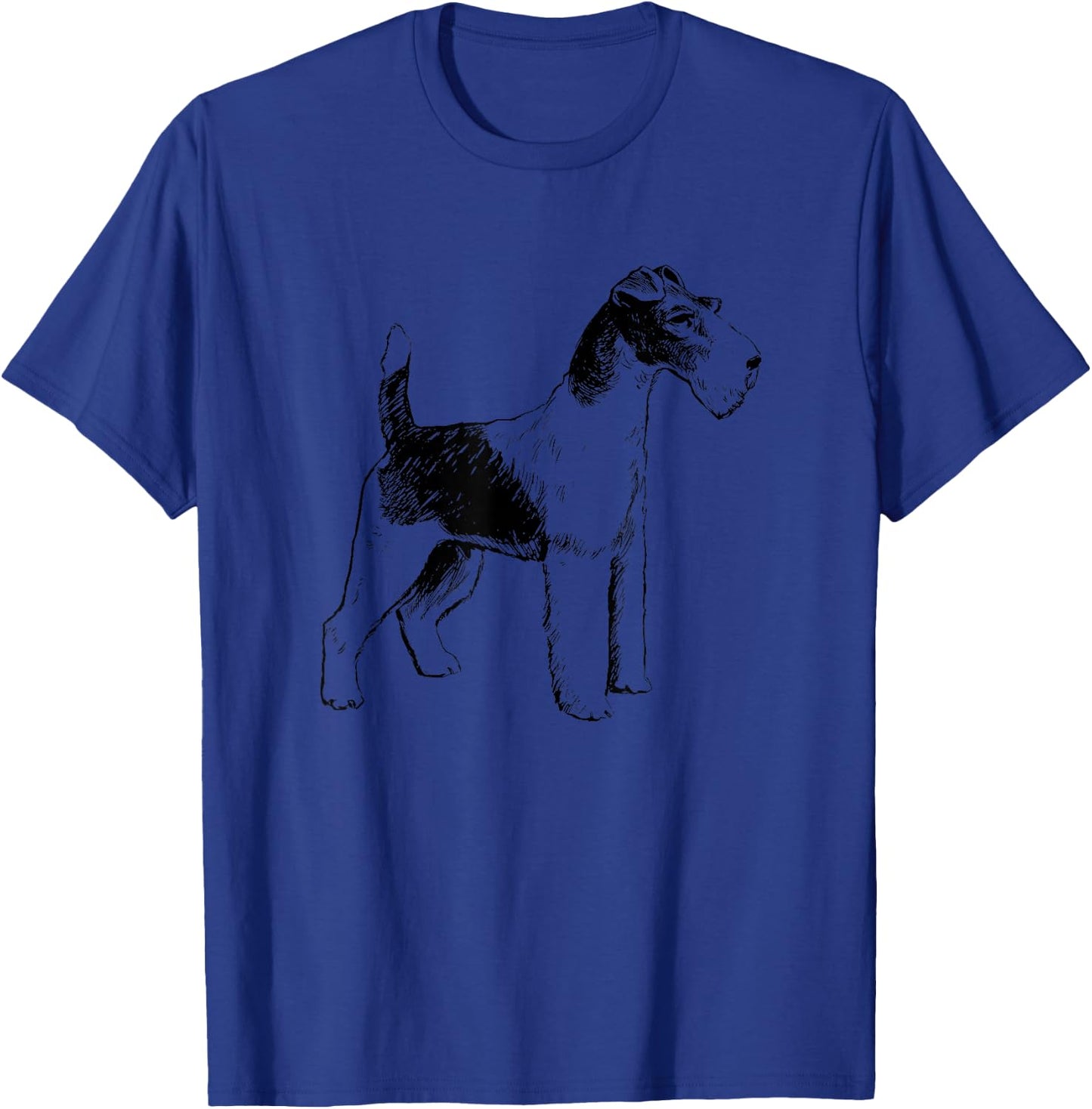 Wire Hair Fox Terrier Dog T-Shirt - T-Shirt | Royal