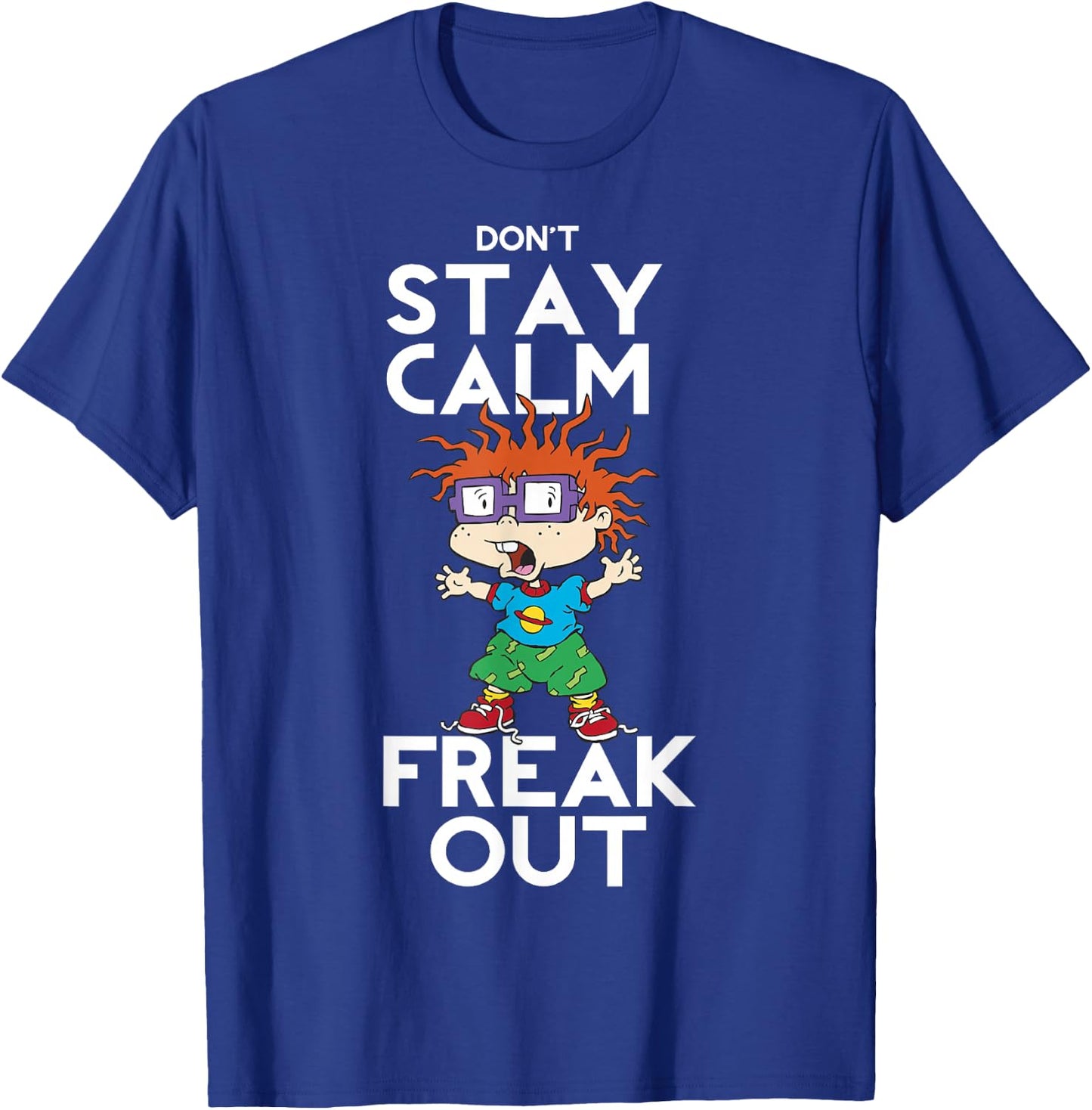 Rugrats Chuckie Don't Stay Calm Freak Out Graphic T-Shirt - T-Shirt | Royal