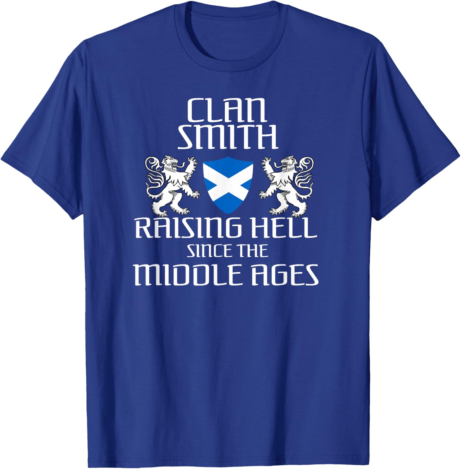 Smith Scottish Family Scotland Name Clan Lion T-Shirt - T-Shirt | Royal