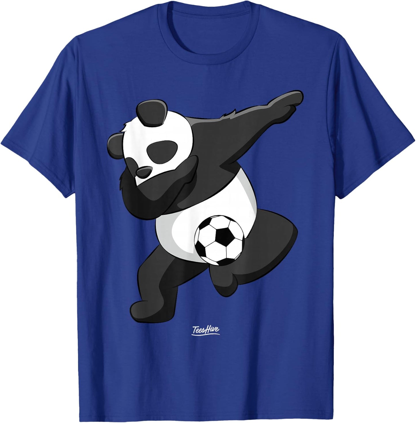 Dabbing Panda Soccer - Boys Panda T-Shirt - T-Shirt | Royal