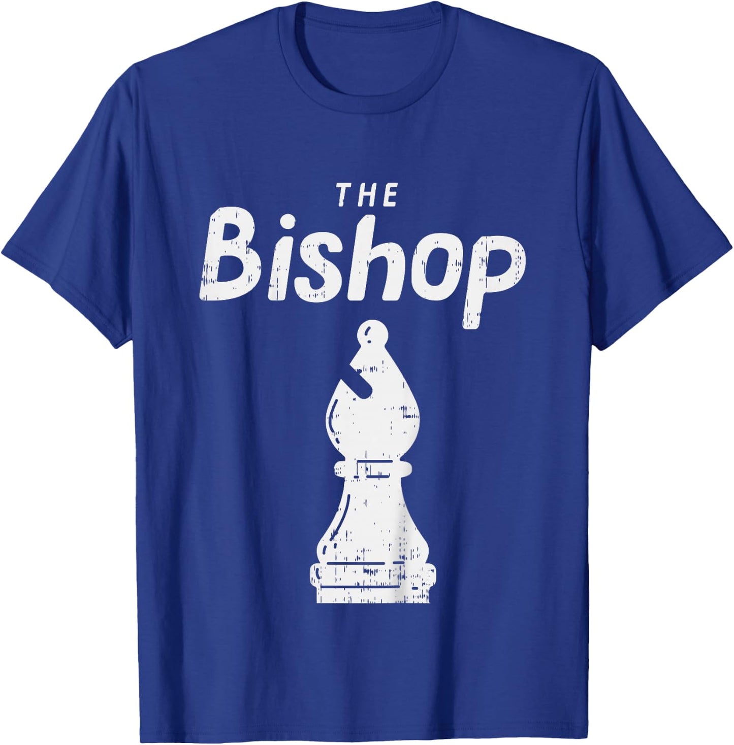 Kids Chess Piece The Bishop Shirt Halloween Matching Costume T-Shirt - T-Shirt | Royal