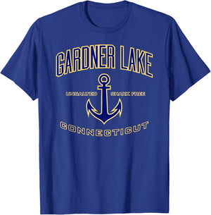 Gardner Lake Shirt , Men, Girls & Boys T-Shirt - T-Shirt | Royal