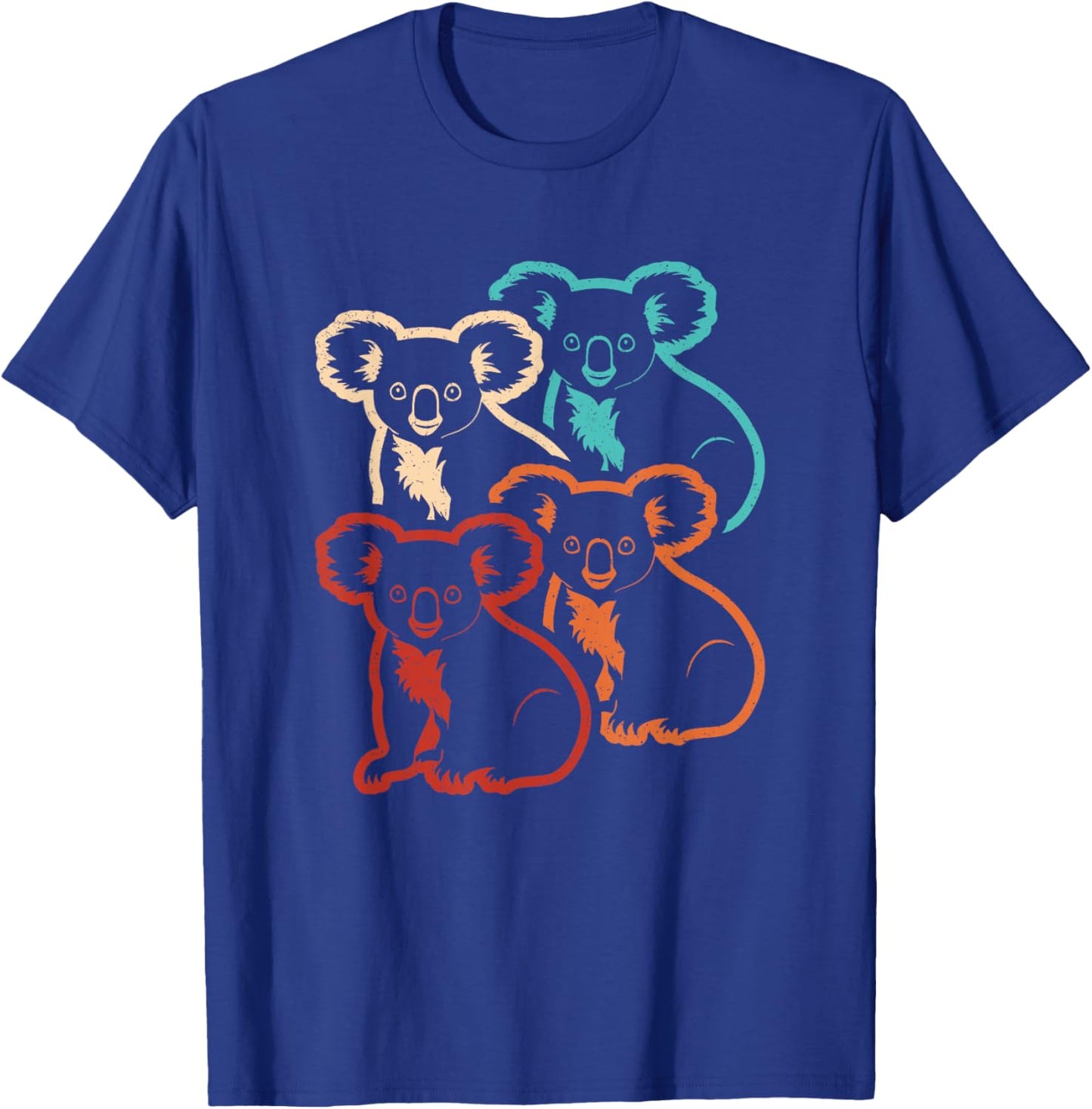 Retro Koala Lover Vintage Koala Men Women Kids T-Shirt - T-Shirt | Royal