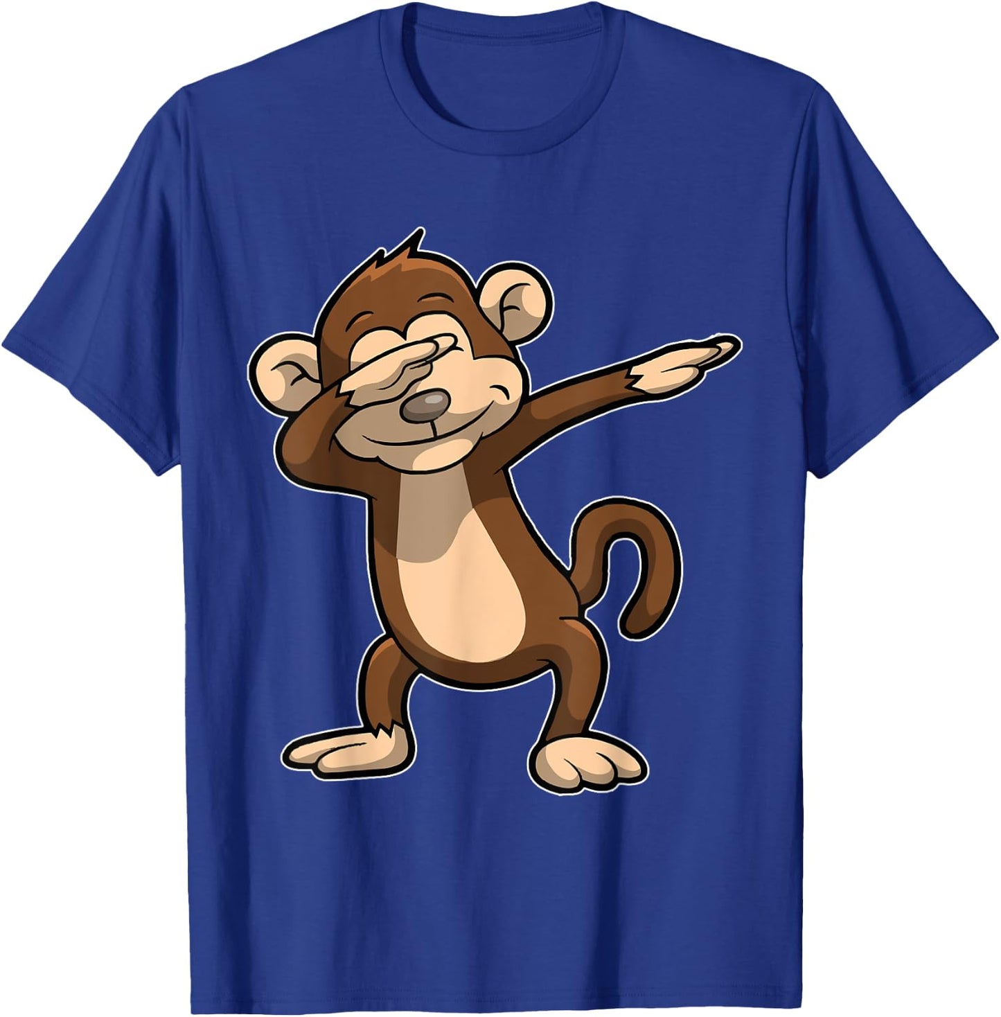 Funny Monkey Shirt Women Men Kids Gift birthday T-Shirt - T-Shirt | Royal