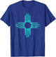Zia Shirt Women New Mexico Gift Turquoise Zia Symbol T-Shirt - T-Shirt | Royal