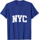 NYC New York City USA State V-Neck T-Shirt - T-Shirt | Royal