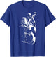 Cool Graphic Jazz Lovers Upright Bass Player T-Shirt - T-Shirt | Royal