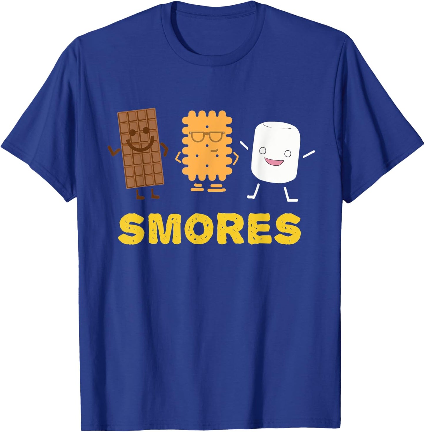 Funny Camping Smores T-Shirt - T-Shirt | Royal