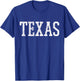 Texas US State Country Traveler T-Shirt - T-Shirt | Royal
