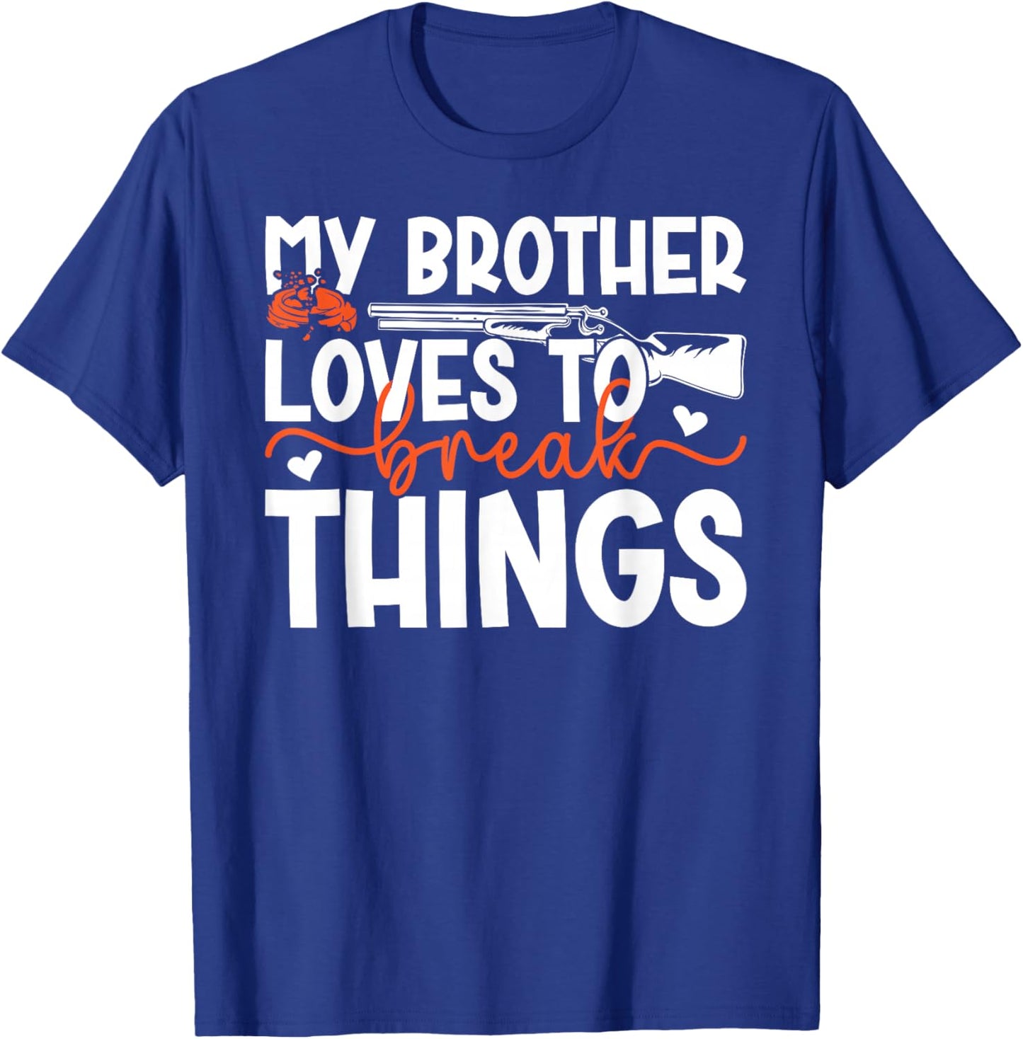 Trap Shooting Sister Funny Trap Shooting Sis T-Shirt - T-Shirt | Royal