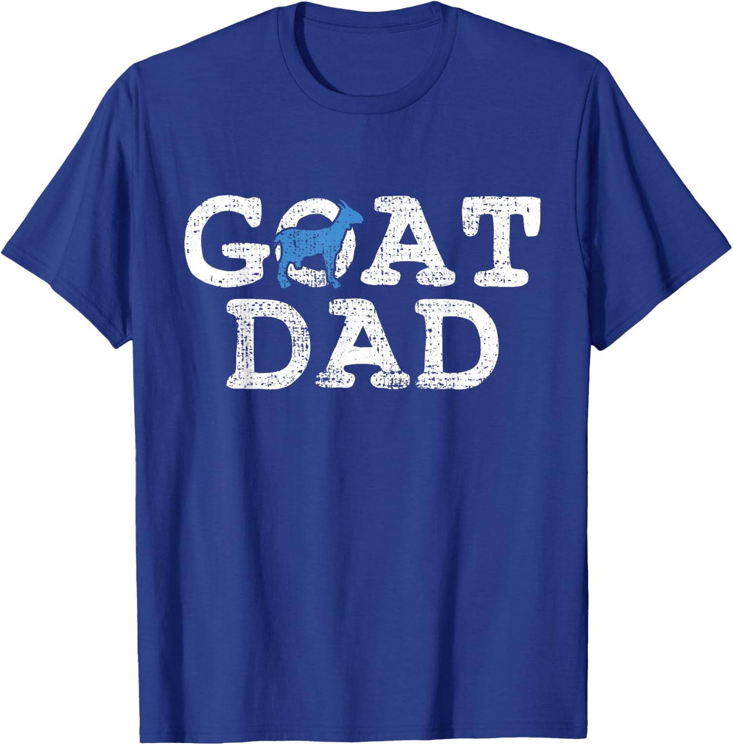 Goat Dad Fathers Day Farmer Gift T-Shirt - T-Shirt | Royal